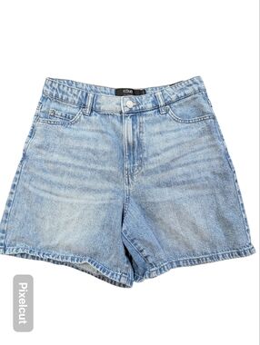 ICON Women's Light Blue Relaxed Denim Shorts